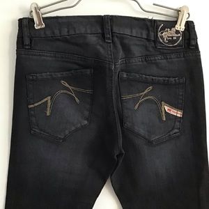 Vintage Parasuco Denim Legend black jeans